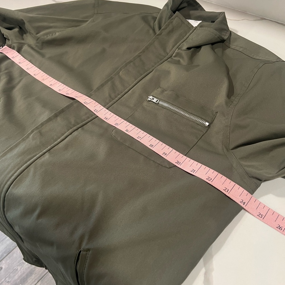 F.F LA Men's‎ Olive green woodstone jacket size large FLAWS NOTED IN LISTING - Picture 13 of 14